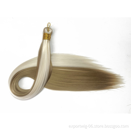 Wholesale Synthetic  Extension  Braiding Hair Straight Hair Bundle Crochet Synthetic Braiding Hair Pre Stretch Wholesale Crochet